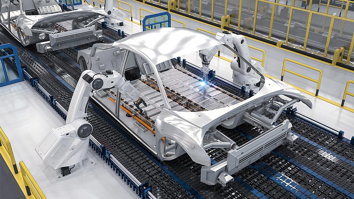 Robotic components in production